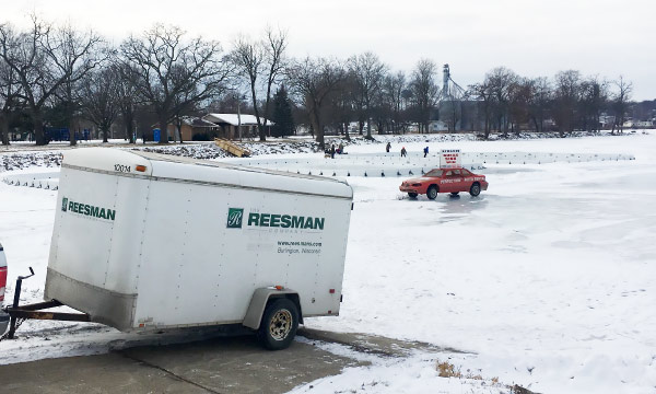 Ice Rink Under Construction