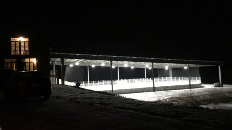 Ice Rink at Night