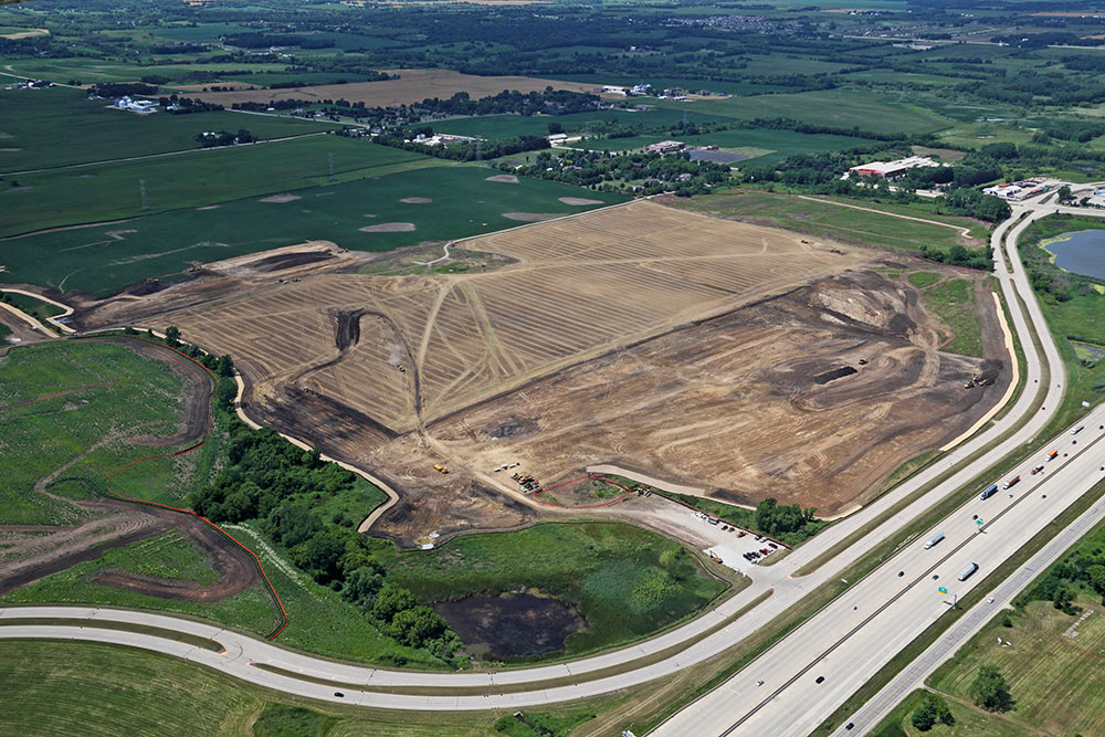 Aerial Construction Site