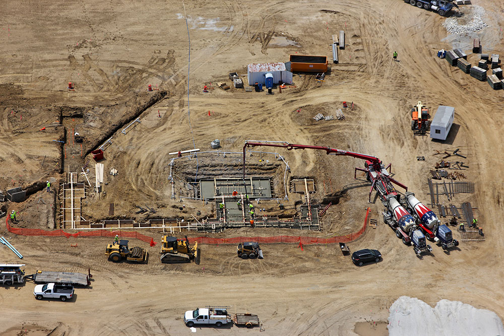 Aerial Construction Site