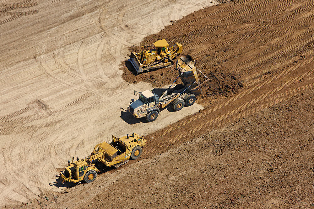 Aerial Construction Site